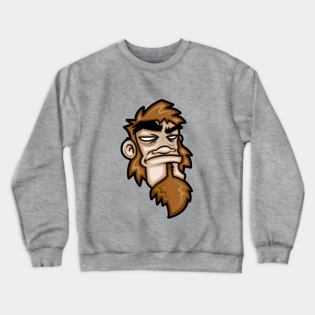 Monkey Face Crewneck Sweatshirt by SuaveOne